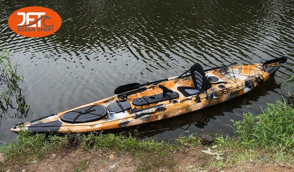 Jet Pedal 14' 4.3M 14ft Double Family Pedal Kayak with Aluminum