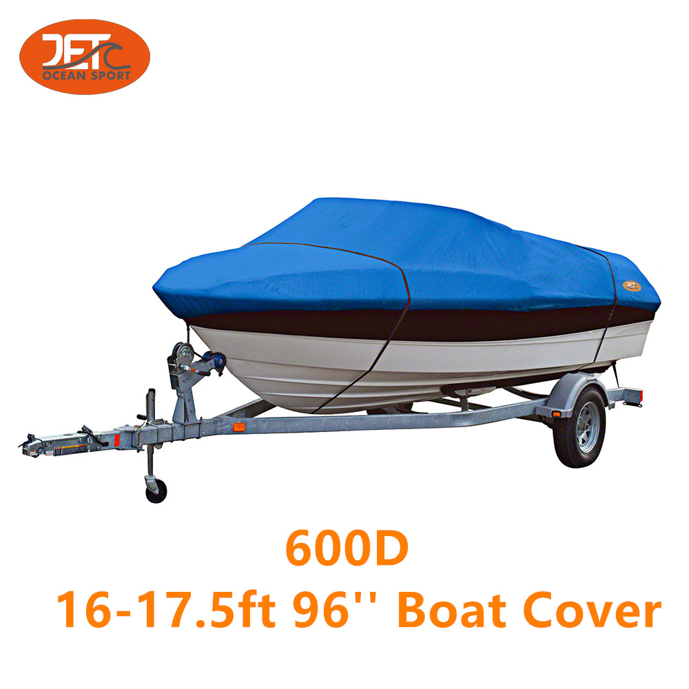 600D 16-17.5ft 96'' Marine Grade Trailerable Fishing Boat Cover – Jet Ocean  Sport