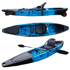 Jet Fish 12'(3)  3.66M 12ft Fishing Kayak with Aluminum Seat and Wheel