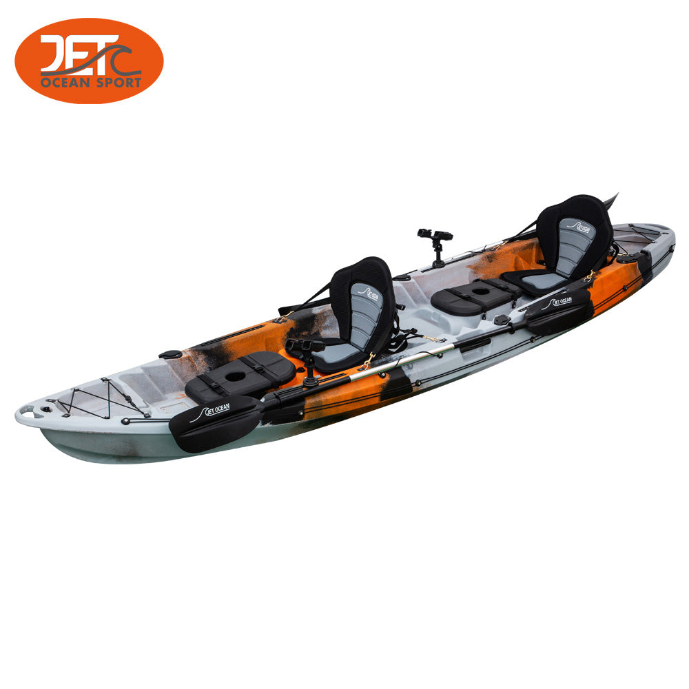 JETC 3.75M 2.5 Seaters 2+1 Double Family Fishing Kayak – Jet Ocean Sport