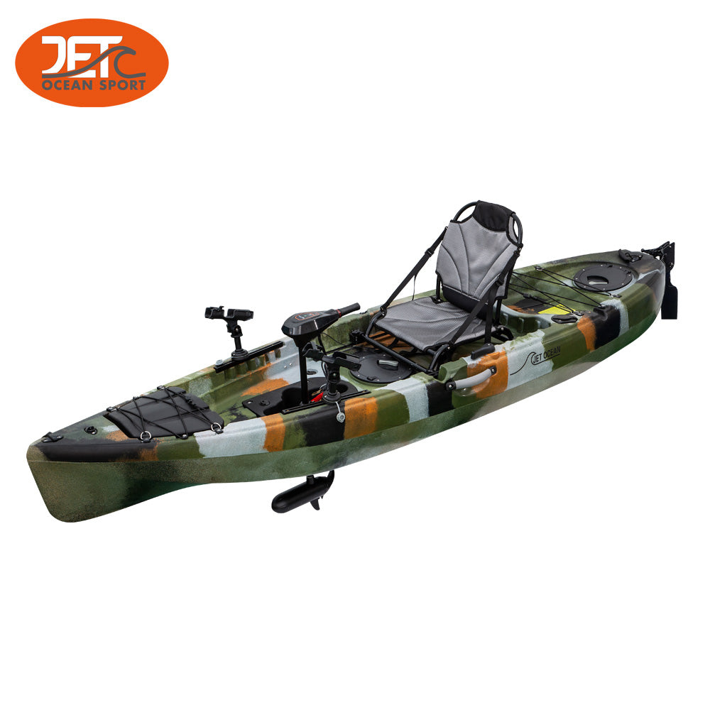 JET GENTOO Motor DRIFTER 10' 3m Single Motor Fishing Kayak – Jet